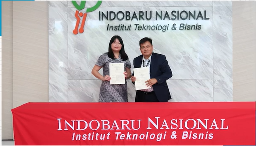 Penandatangan Nota Kesepahaman antara Institut Teknologi & Bisnis Indobaru Nasional bersama PT Borneo Bangunan Tangguh.